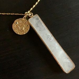 Capricorn zodiac crystal necklace